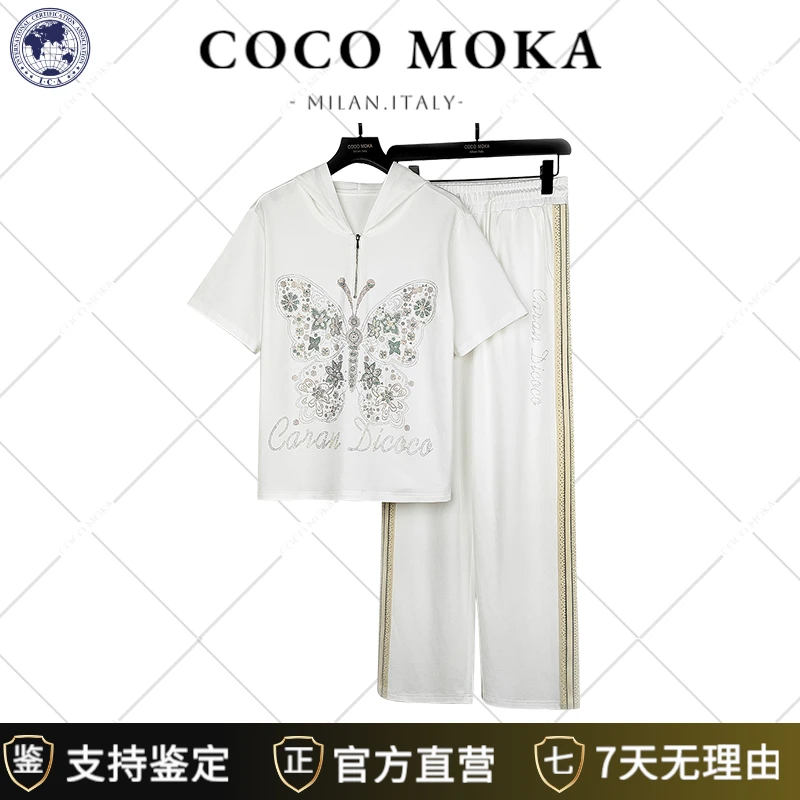 2025新款时尚连帽套装休闲宽松潮流帅气运动服女【TZ492】
