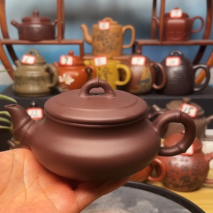 茶壶紫砂微瑕不带证书礼盒200cc
