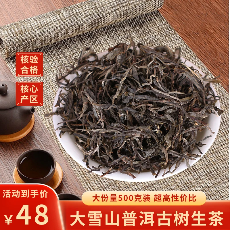 正宗大雪古树生茶散茶，500克大份量，好喝不贵！