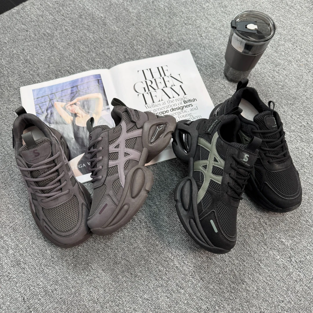 【小蛮腰】2025新款网红厚底舒适学生时尚百搭老爹鞋CD-1  CP