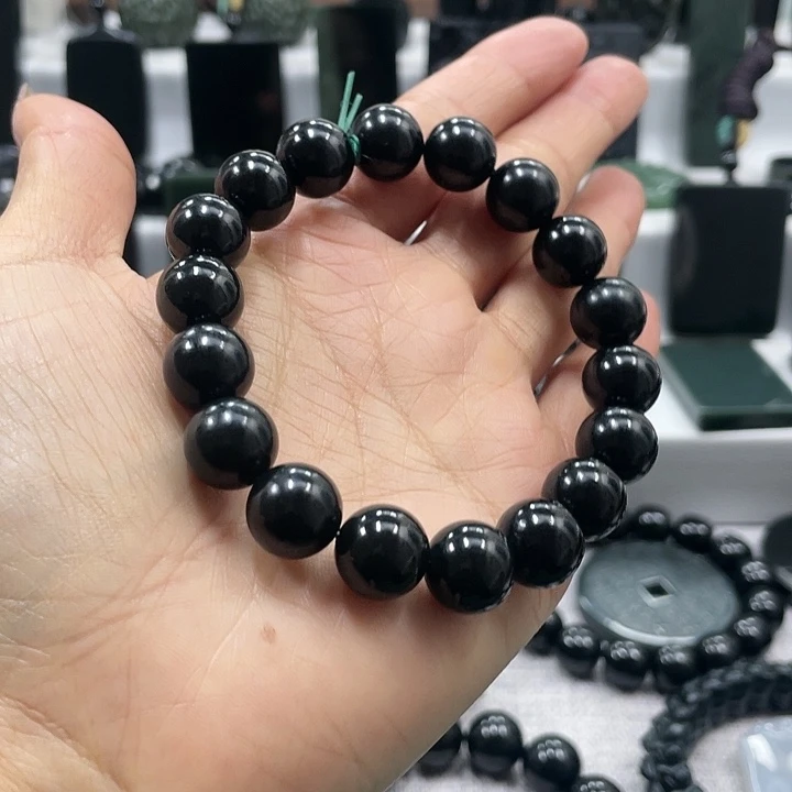 【闪购商品】未镶嵌手链和田玉（青玉）C***y