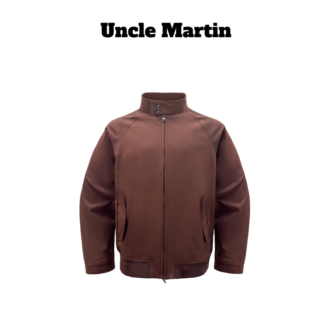 马丁叔叔  秋冬款 29800风暴夹克立领时尚牛仔风  478-spk