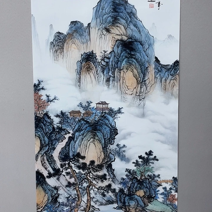 国画纯手绘国画山水画闪购链接