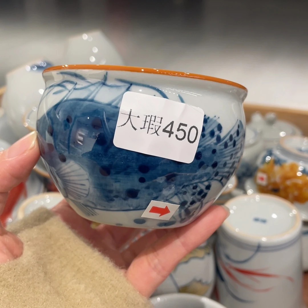 有瑕釉下彩纯手绘