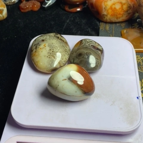 未镶嵌玛瑙/玉髓珠宝奇石静*