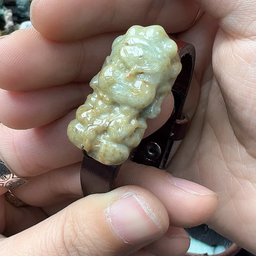 翡翠手链未镶嵌炸