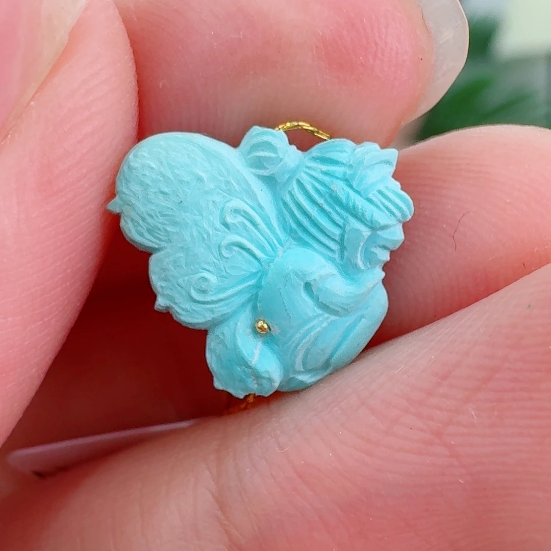 未镶嵌绿松石珠宝奇石