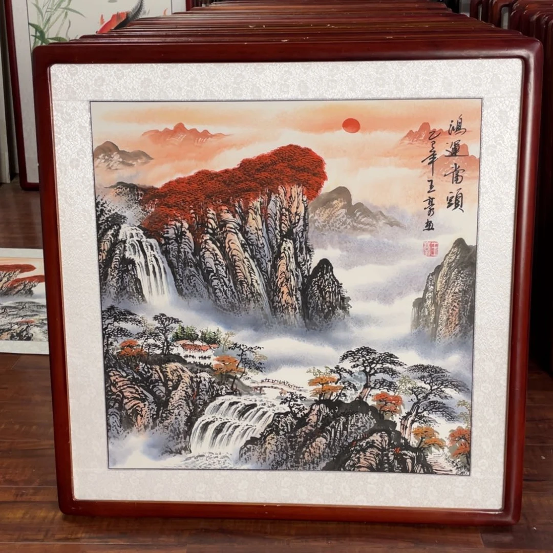 国画带框尺寸63*63厘米