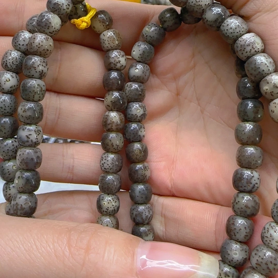 星月菩提手串81高端黑冰星月菩提87桶108