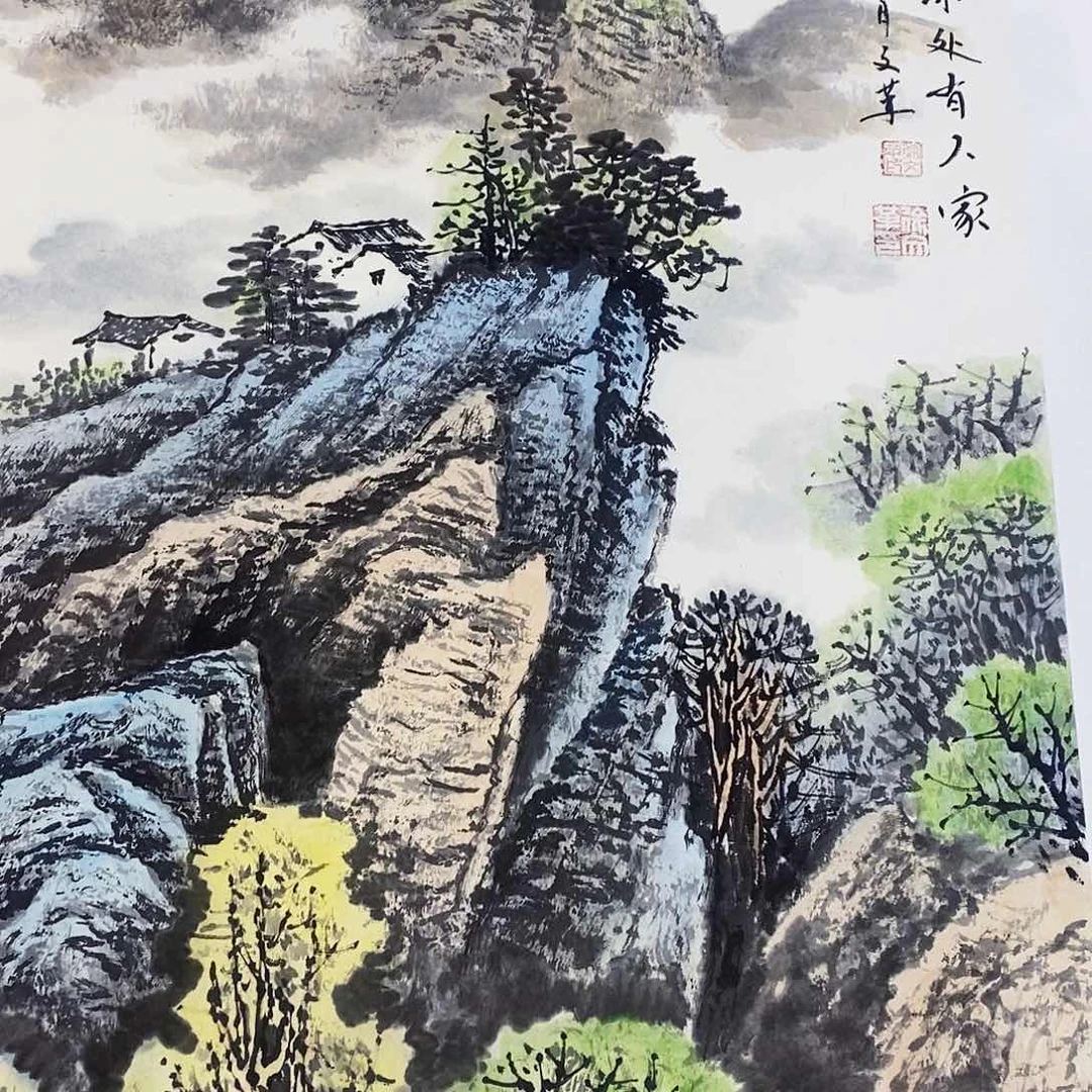 国画漠*颇似大盘中盘一条一