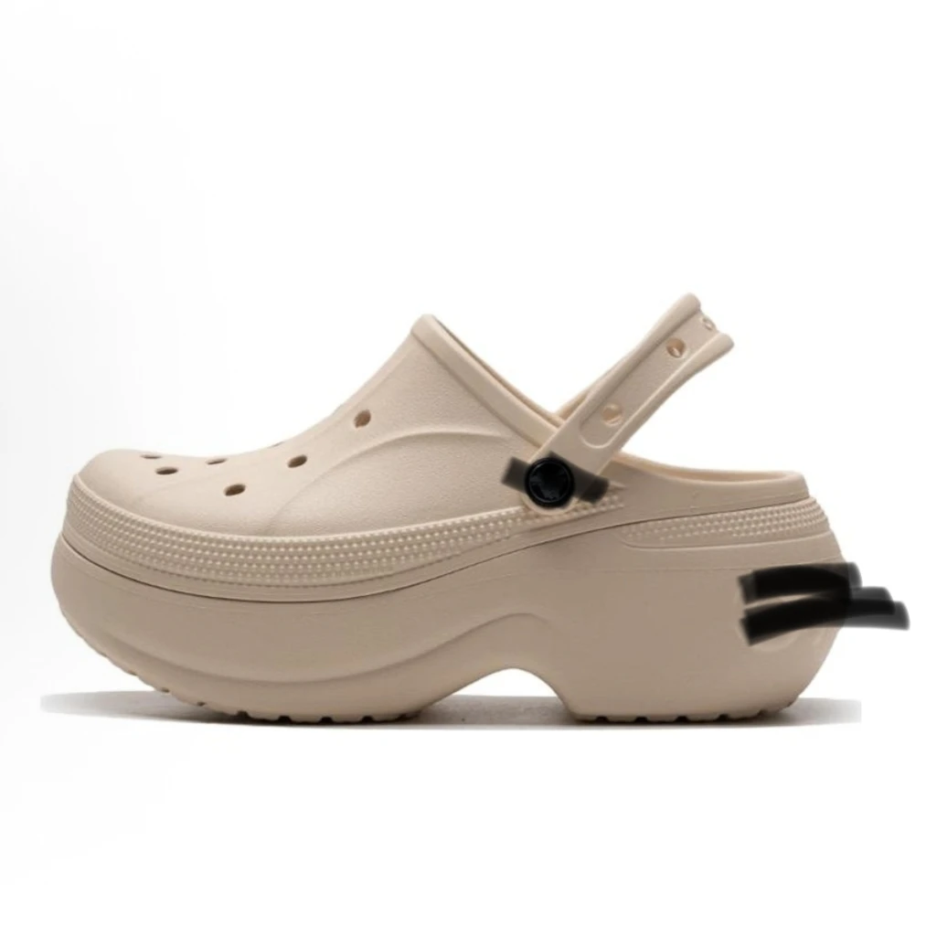 【贝啦】6cm全新未拆封休闲情侣夏季透气外穿厚底防滑包头