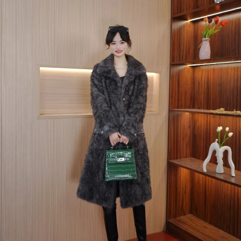 加厚女装常规秋冬中老年女装中长款长款厚款民族风8862