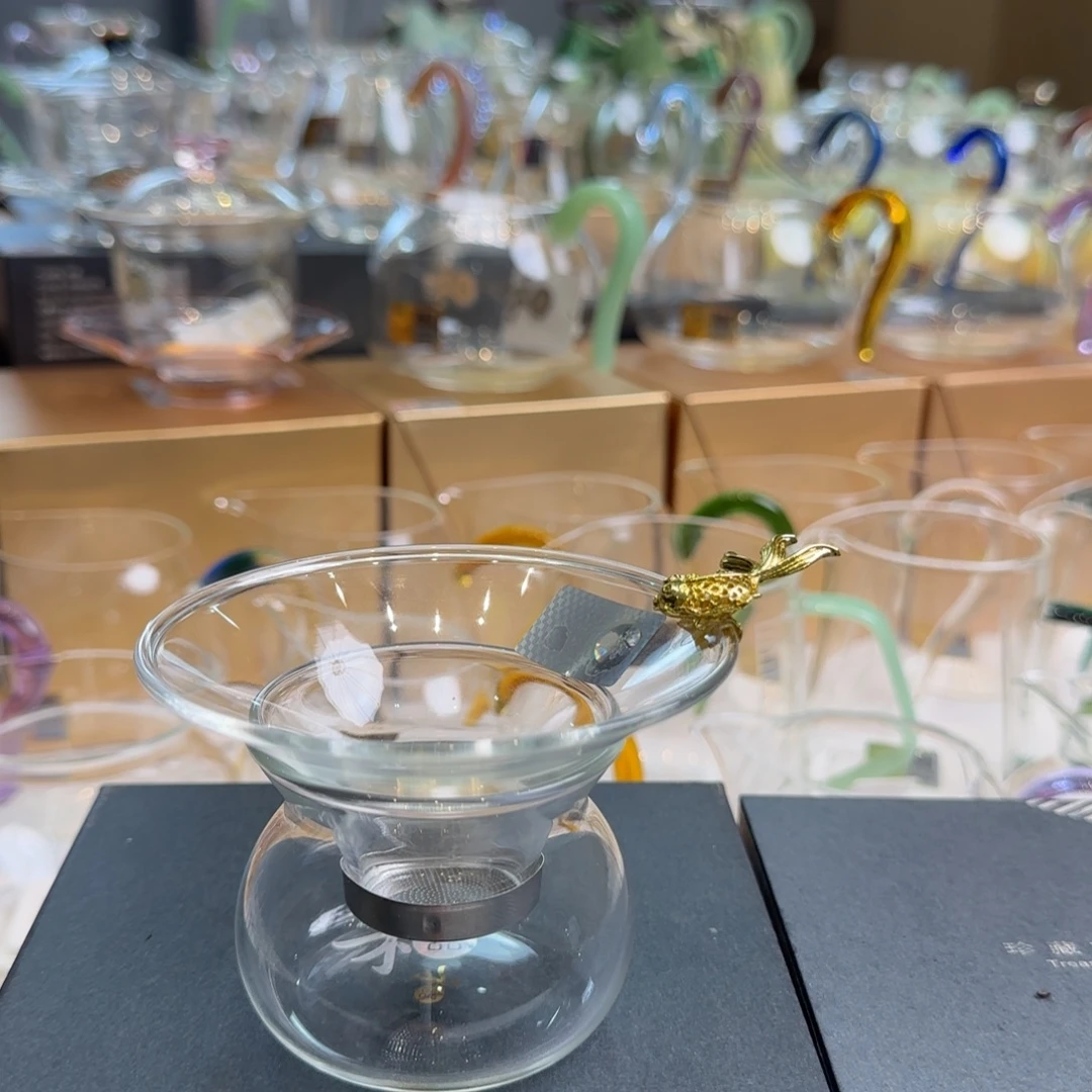 禾器金鱼不锈钢茶漏