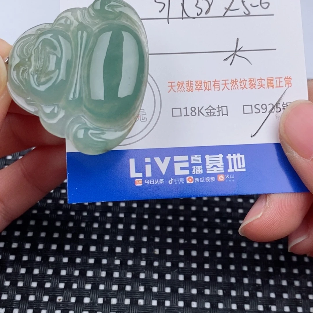 翡翠银S925镶嵌颈饰