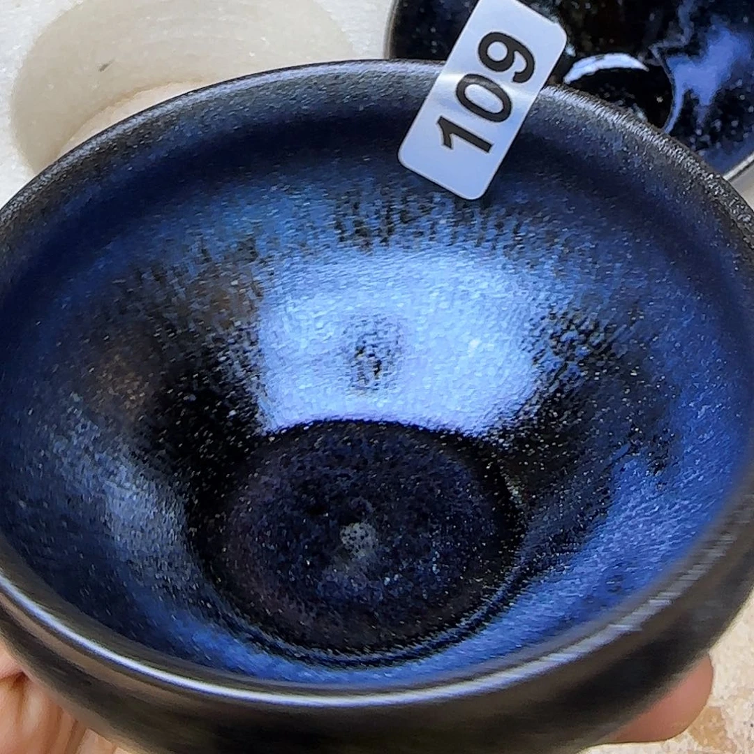 茶盏琢泥窑柴烧开窑