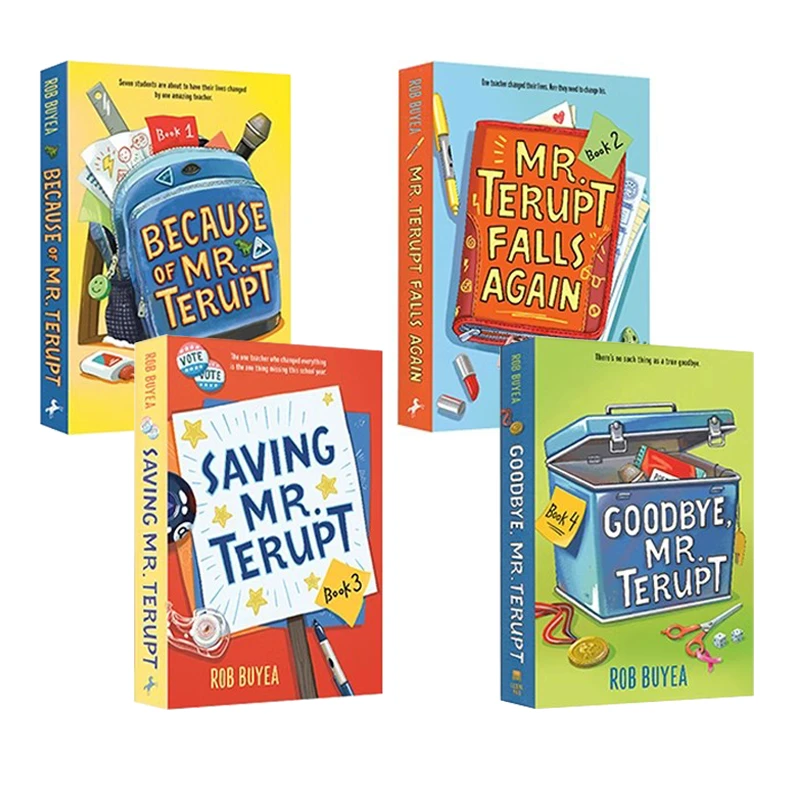 Mr. Terupt 都怪特鲁普先生 4册青少年励志启蒙拓展阅读故事