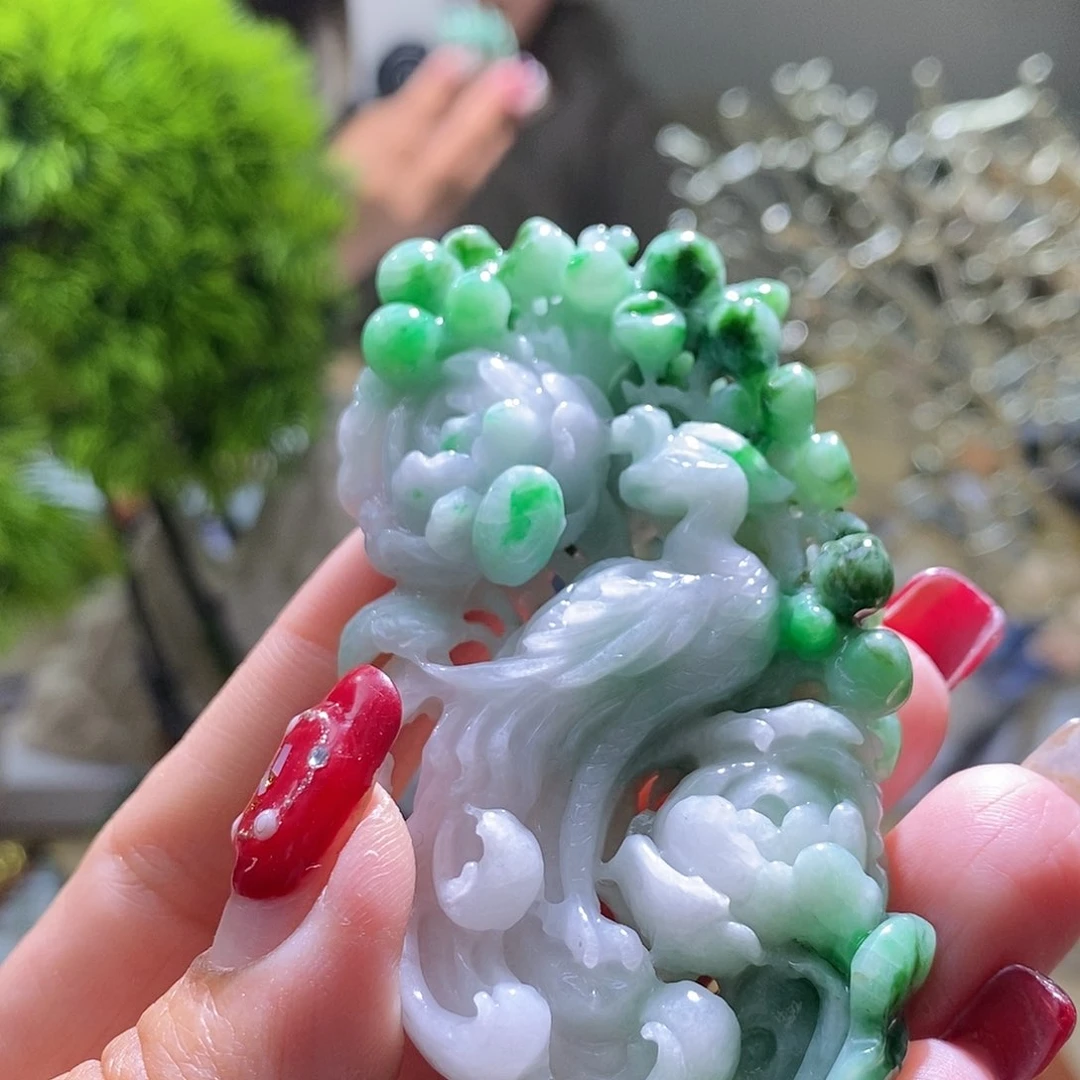 【闪购商品】翡翠颈饰未镶嵌凤凰