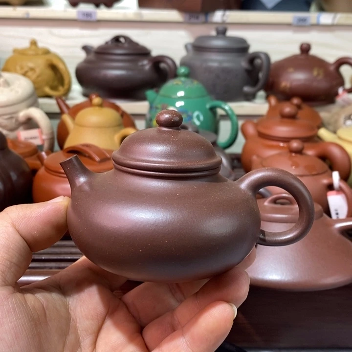 洪***渠茶壶紫砂精工制作