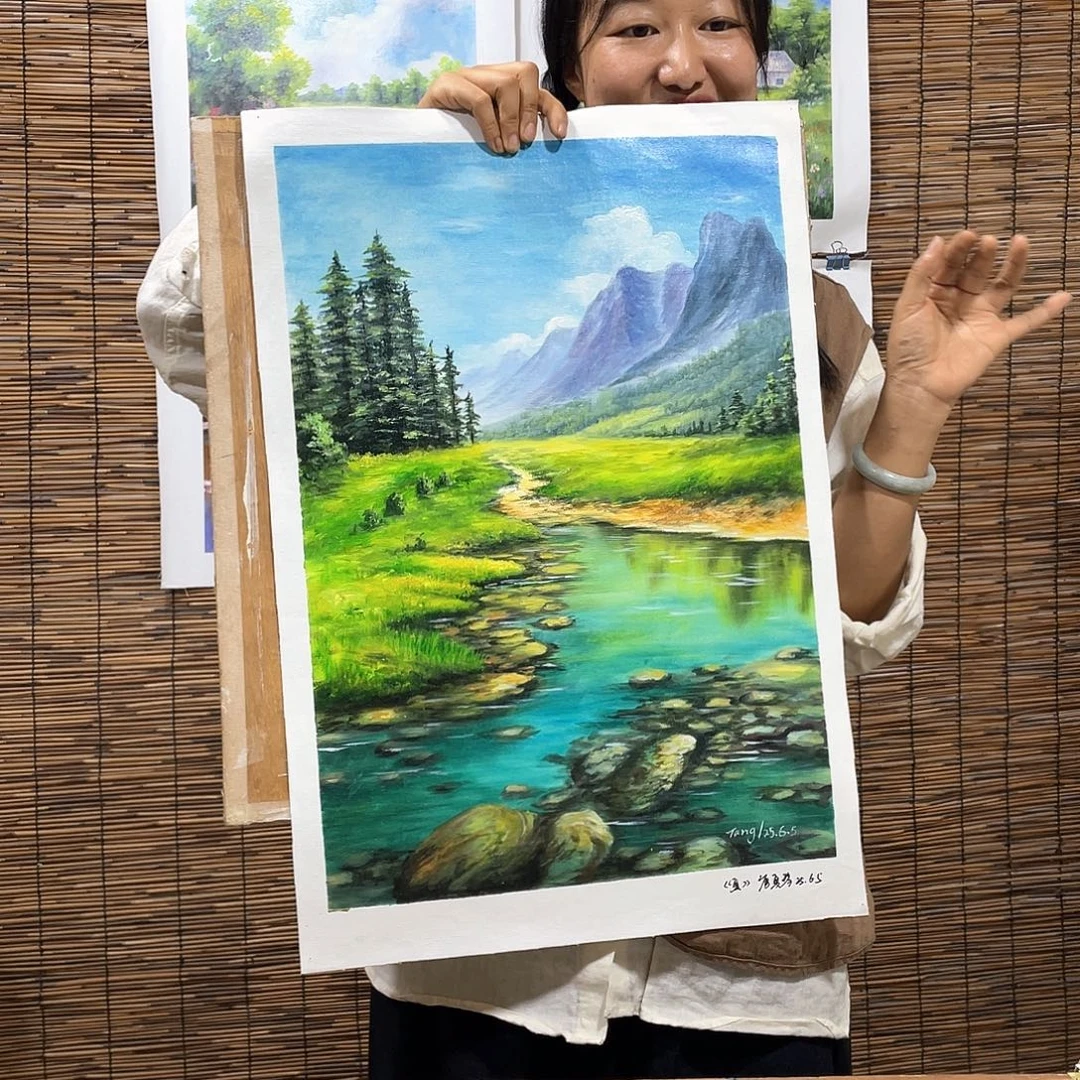 油画薇爽 恭喜竞拍成功
