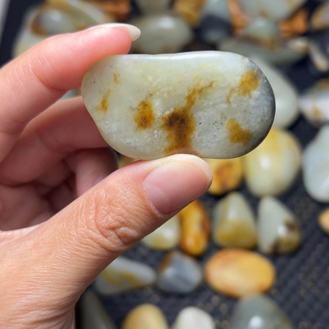 和田玉未镶嵌挂件A14