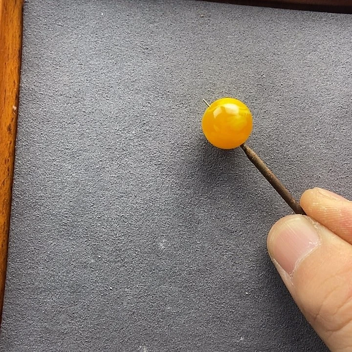 m***琥珀未镶嵌裸石珠子