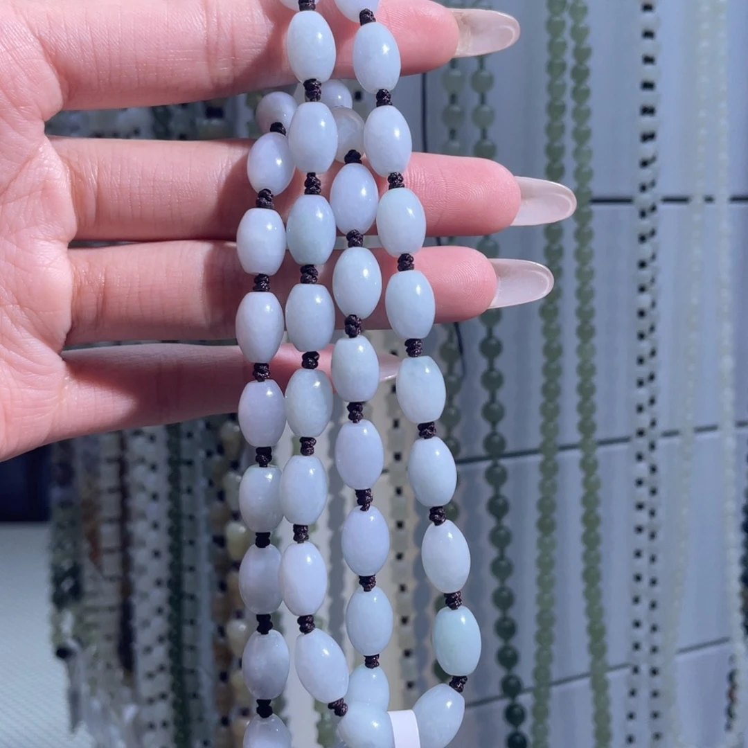 颈饰未镶嵌翡翠天然