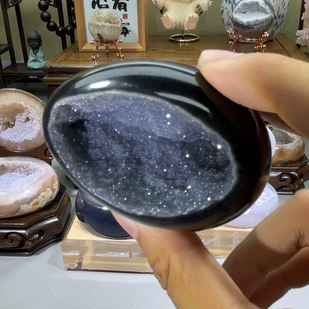 未镶嵌水晶摆件龙蛋