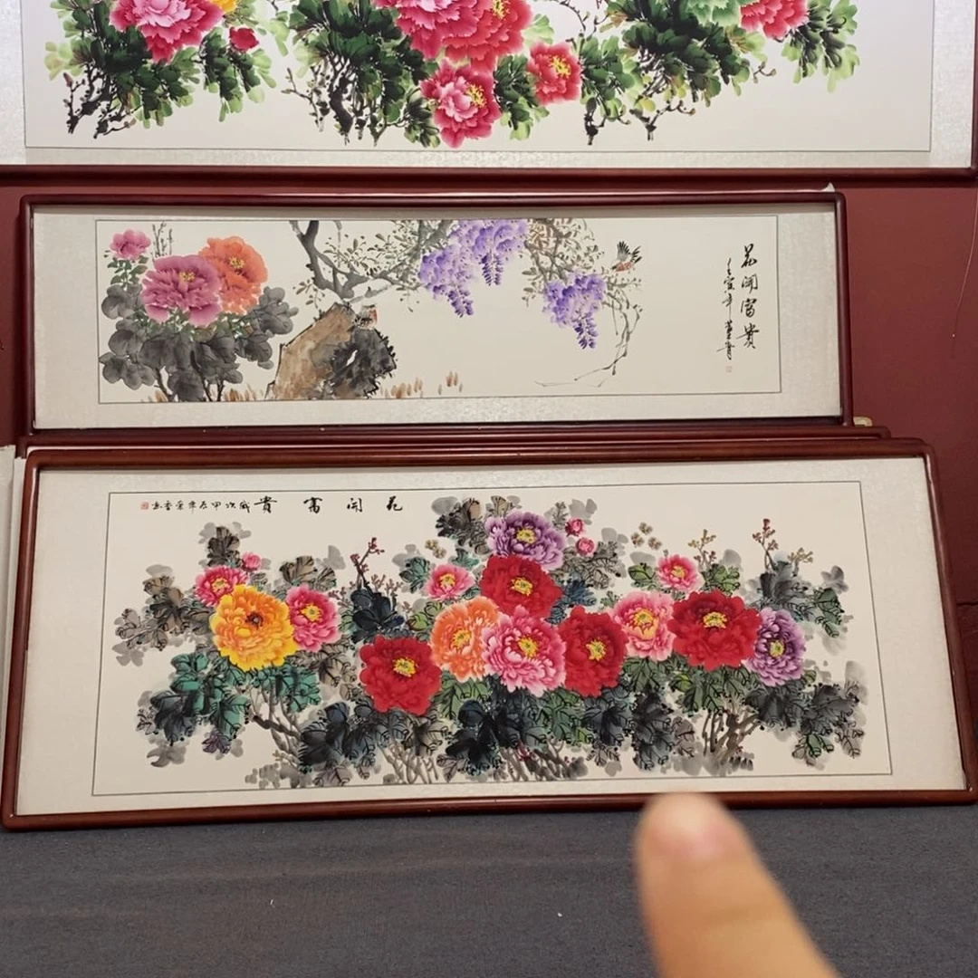 国画215*85尺寸带框包邮送到家