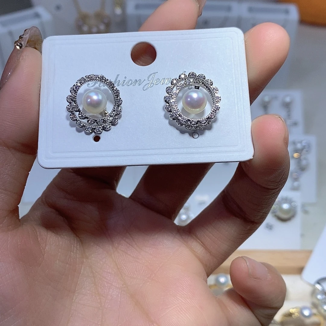 耳饰淡水珍珠未镶嵌