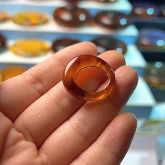 琥珀手镯未镶嵌@*哥