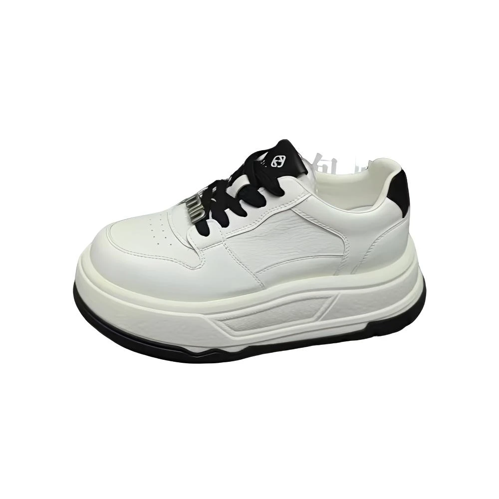 206005   25609真皮厚底小白鞋 （标准尺码）**米