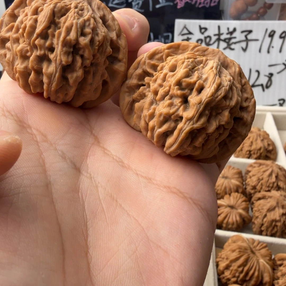 把件文玩核桃四座楼