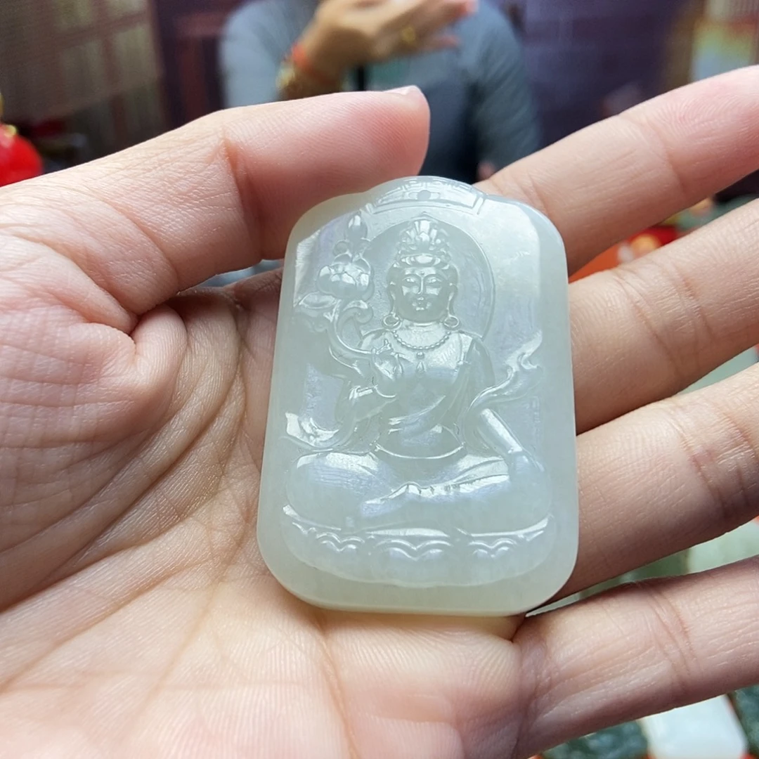 颈饰未镶嵌和田玉寿****国