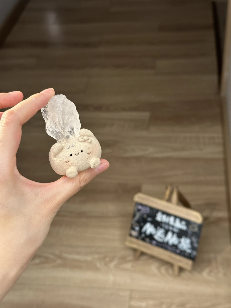 水晶小豆丁可爱白水白阿塞