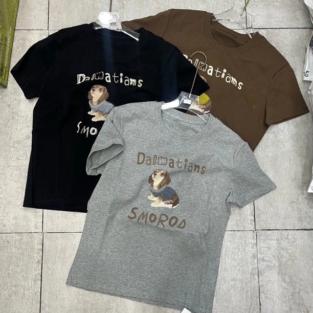 5005水立方短袖T恤韩版(衣长55)