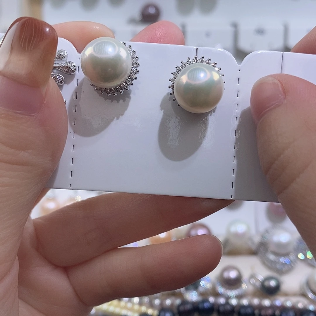 淡水珍珠耳饰未镶嵌w11.3