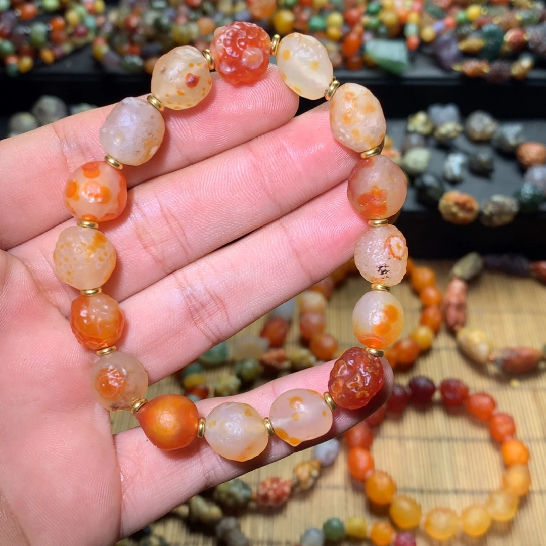 玛瑙/玉髓未镶嵌手链