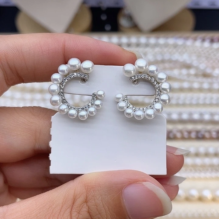 淡水珍珠银S925镶嵌颈饰