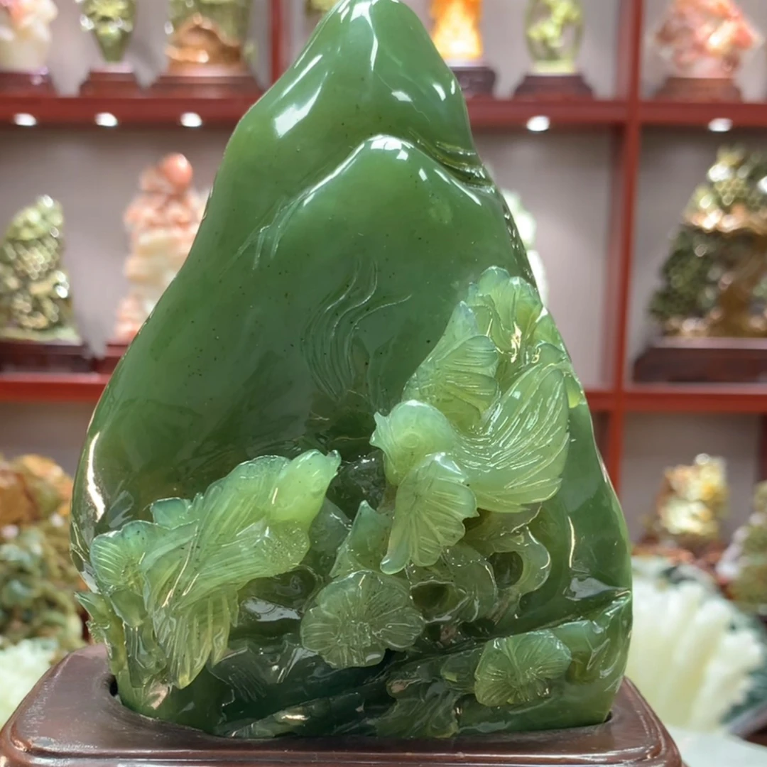 8542家居装饰创意中式玄关山水摆件