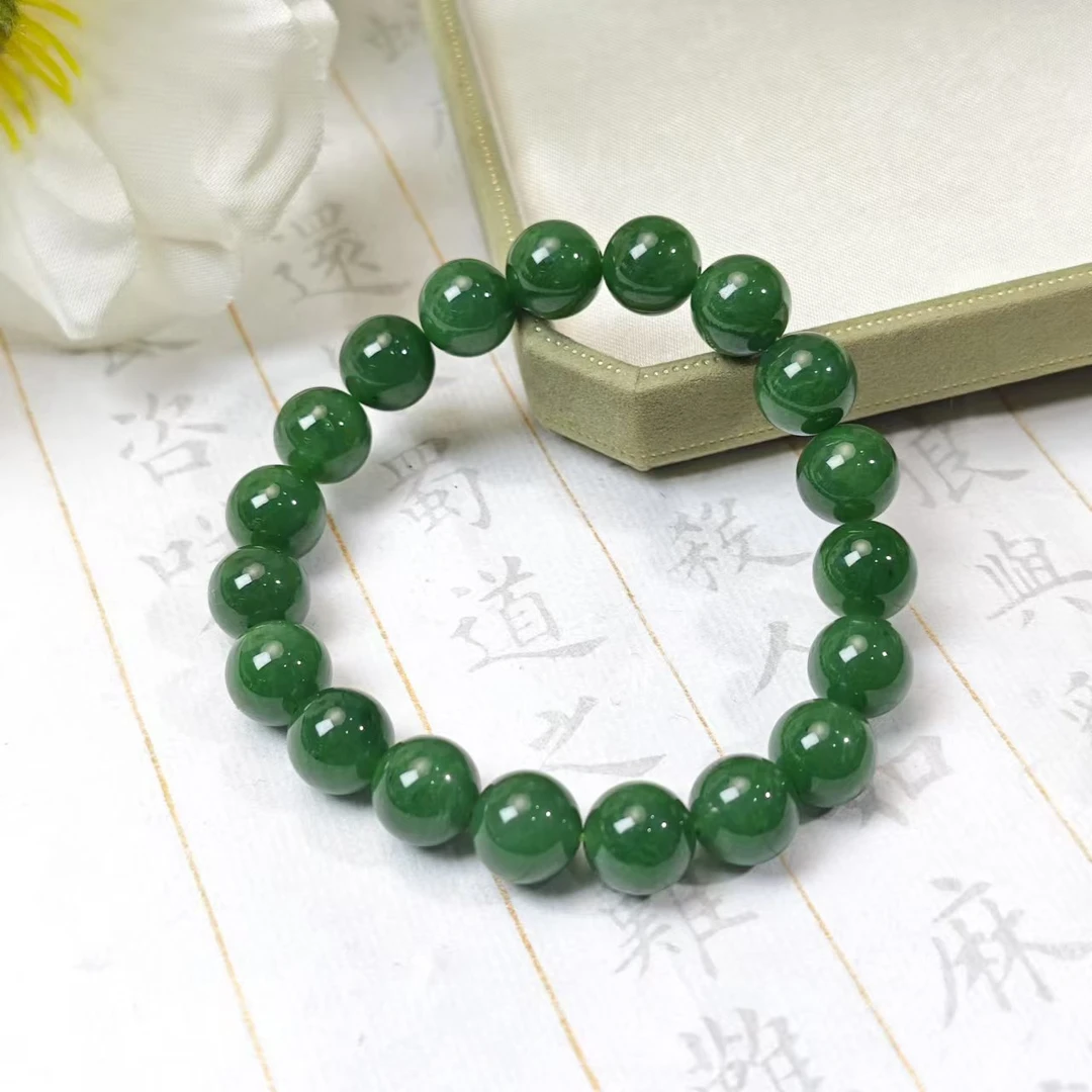 【小池专属】和田玉碧玉手串 9mm SRZC010