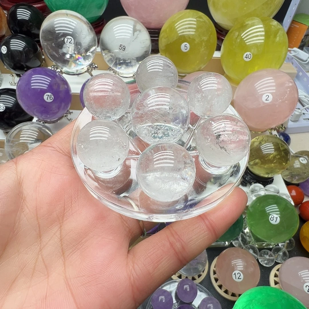 未镶嵌水晶珠宝半成品