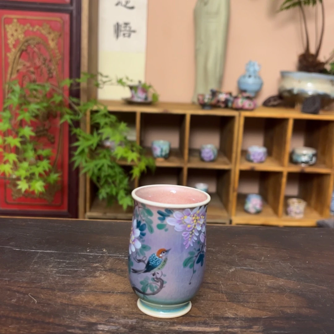 柴烧纯手工手绘陶瓷