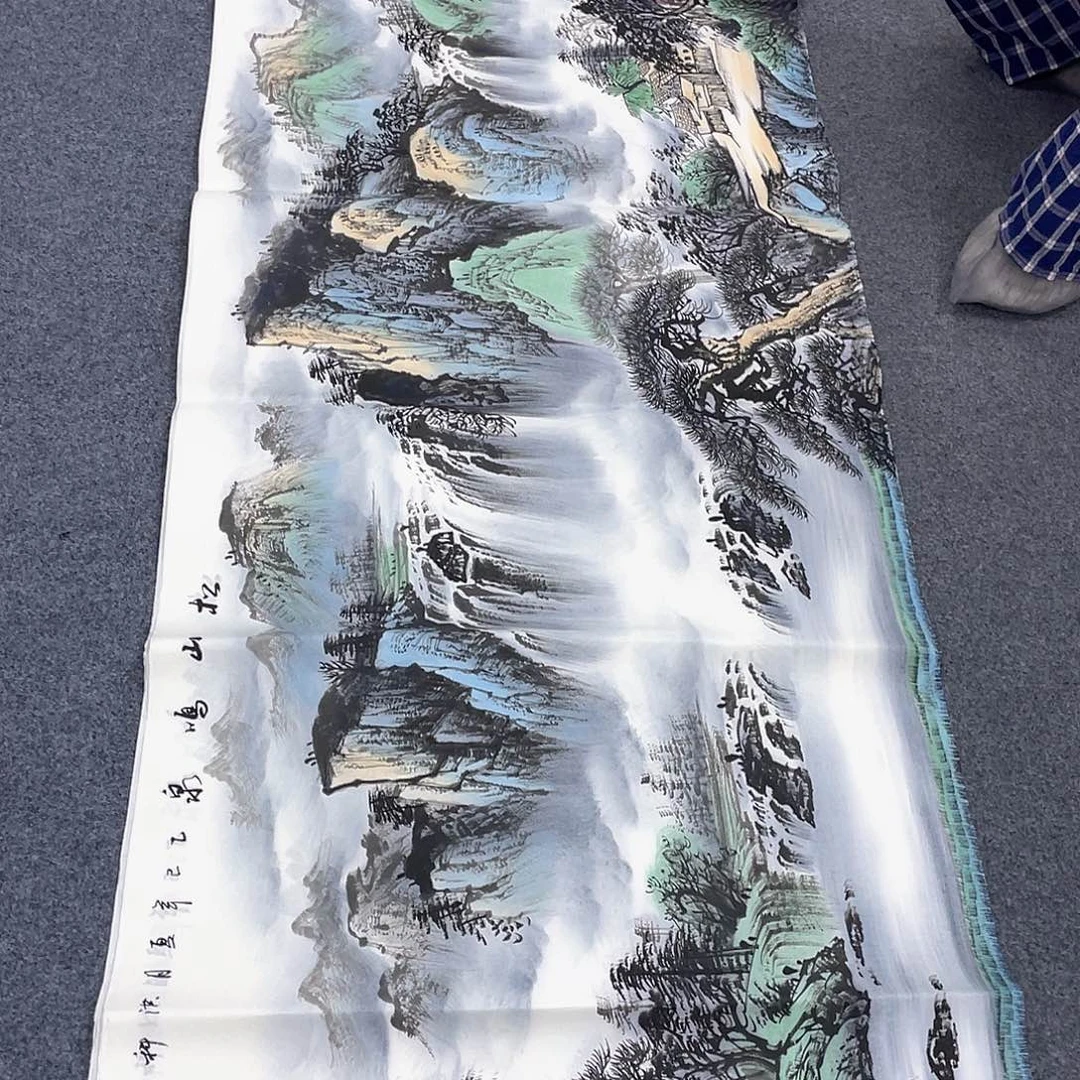 国画作品小姐姐放漏…