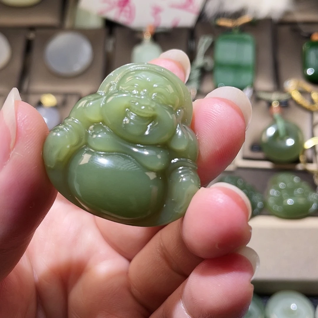 和田玉吊坠(不含链)未镶嵌