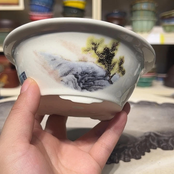 紫砂花盆瑕疵5-13。。。