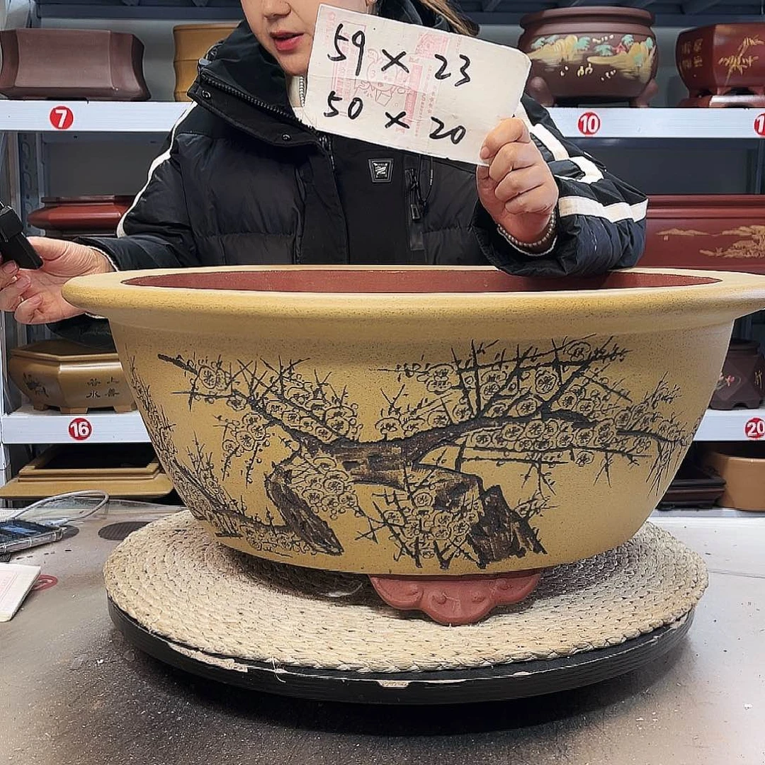 紫砂花盆紫砂花盆