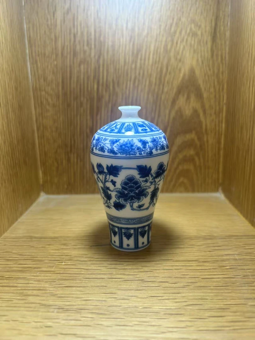 【镇窑】-青花花鸟瓶