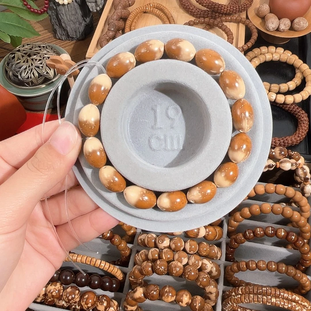 紫金鼠手串10+小米珠半实心