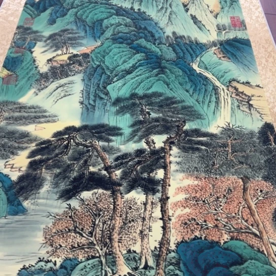 臻红，字画，书法，中堂