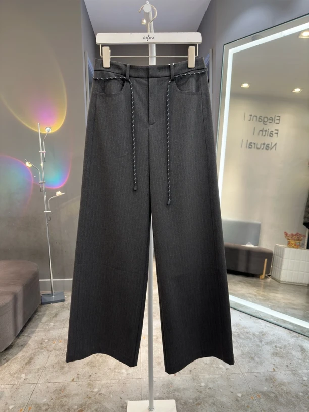 专柜2025春款云烟灰休闲裤1G2250081